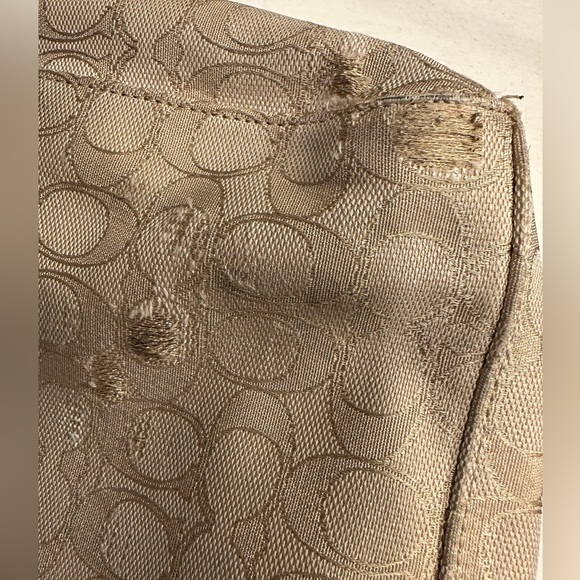 Coach Celeste hobo bag signature canvas and leather - Picture 5 of 14